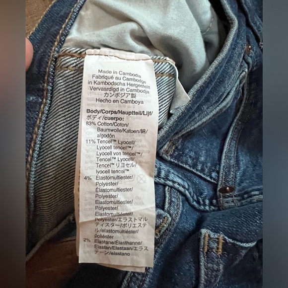 MADEWELL 10” HIGH RISE SKINNY JEANS SIZE 27T MA621 WENDOVER WASH - Picture 9 of 10